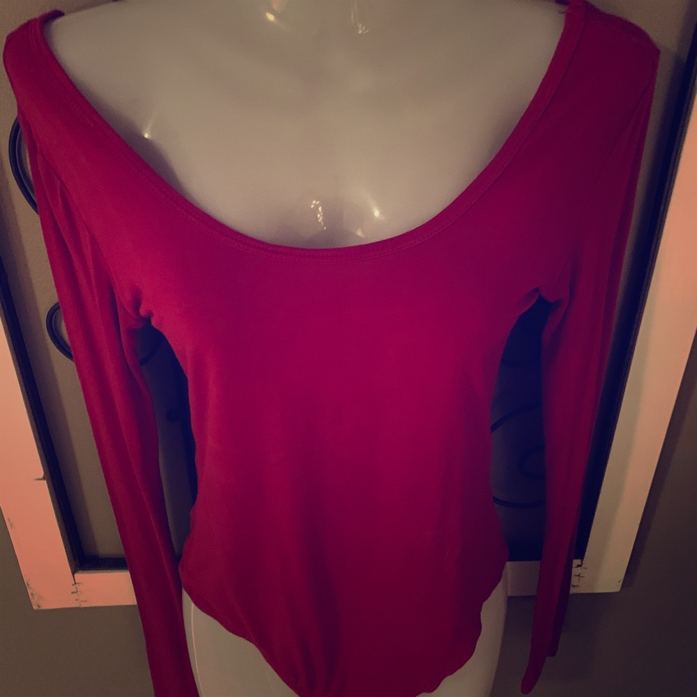 Red body suit